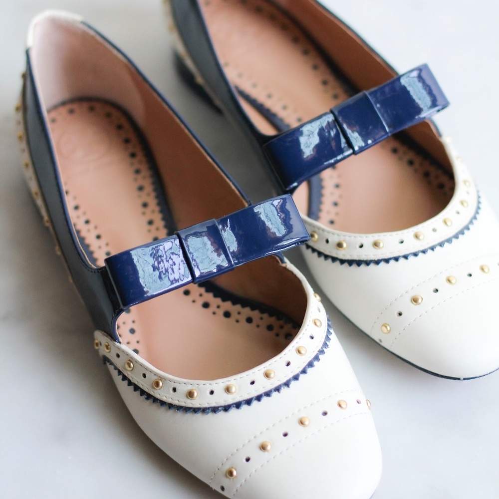 NEW Tory Burch Cambridge Mary Jane Flats